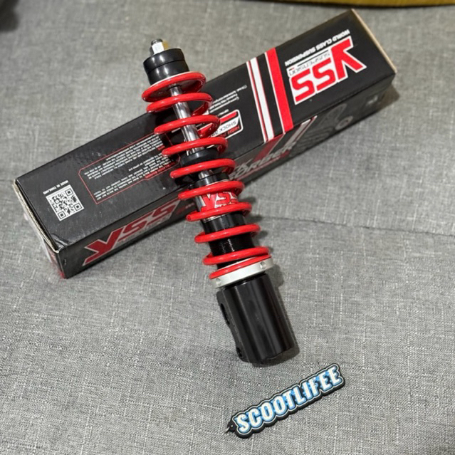 Shock Depan YSS Red For Vespa Matic Sprint Primavera S LX LXV