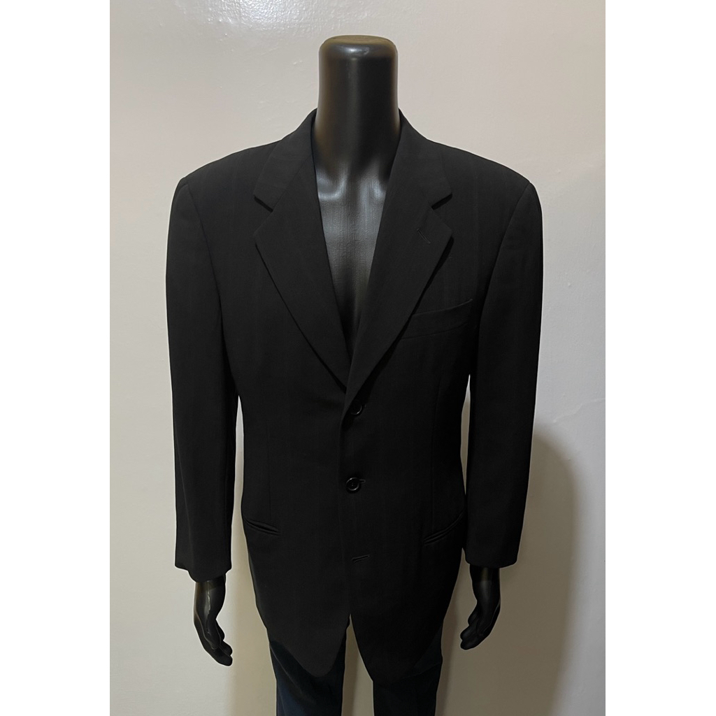 giogio armani blazer hitam jas casual m