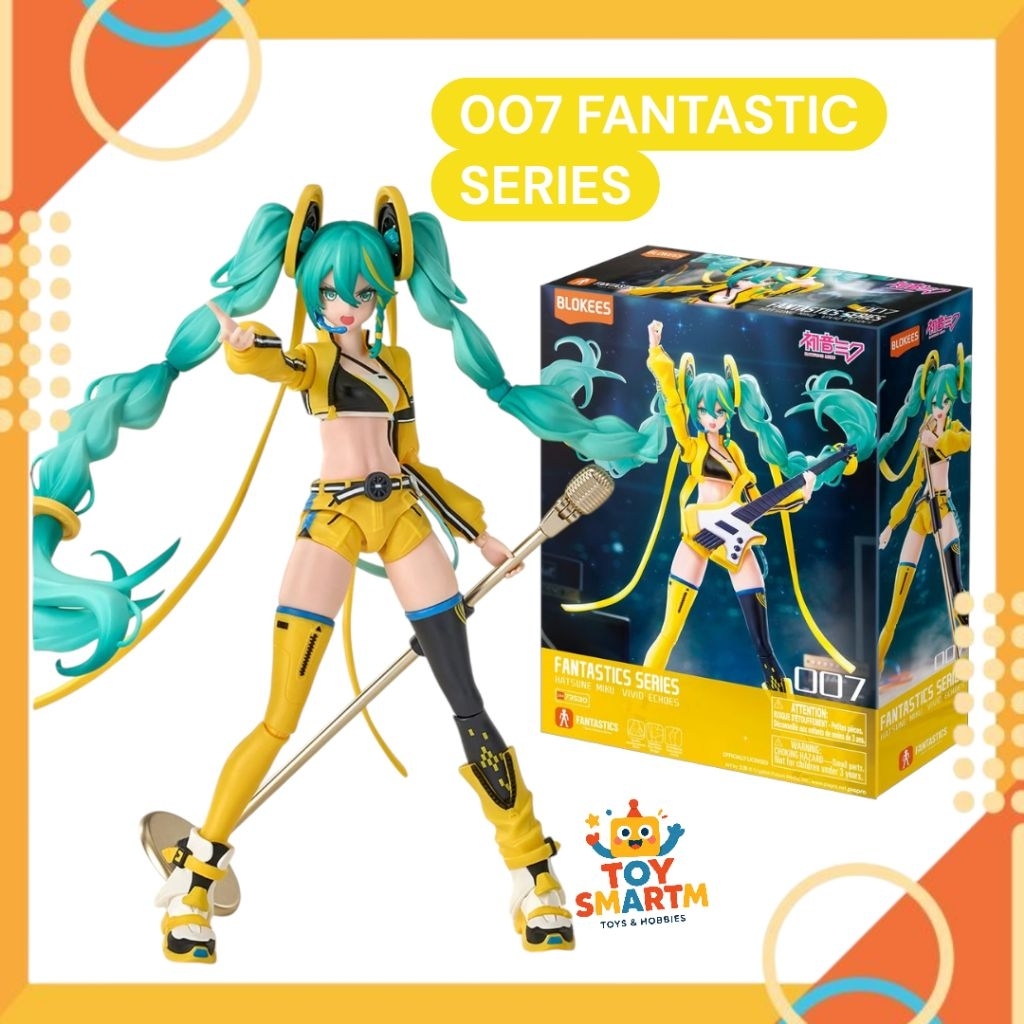 Blokees Miku Fantastics Figure Vocaloid Hatsune Miku Vivid Model Figure Blokees Miku