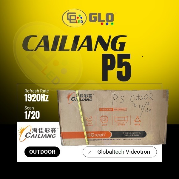 (PER DUS, ISI 40 PCS) MODULE LED VIDEOTRON CAILIANG P5 OUTDOOR