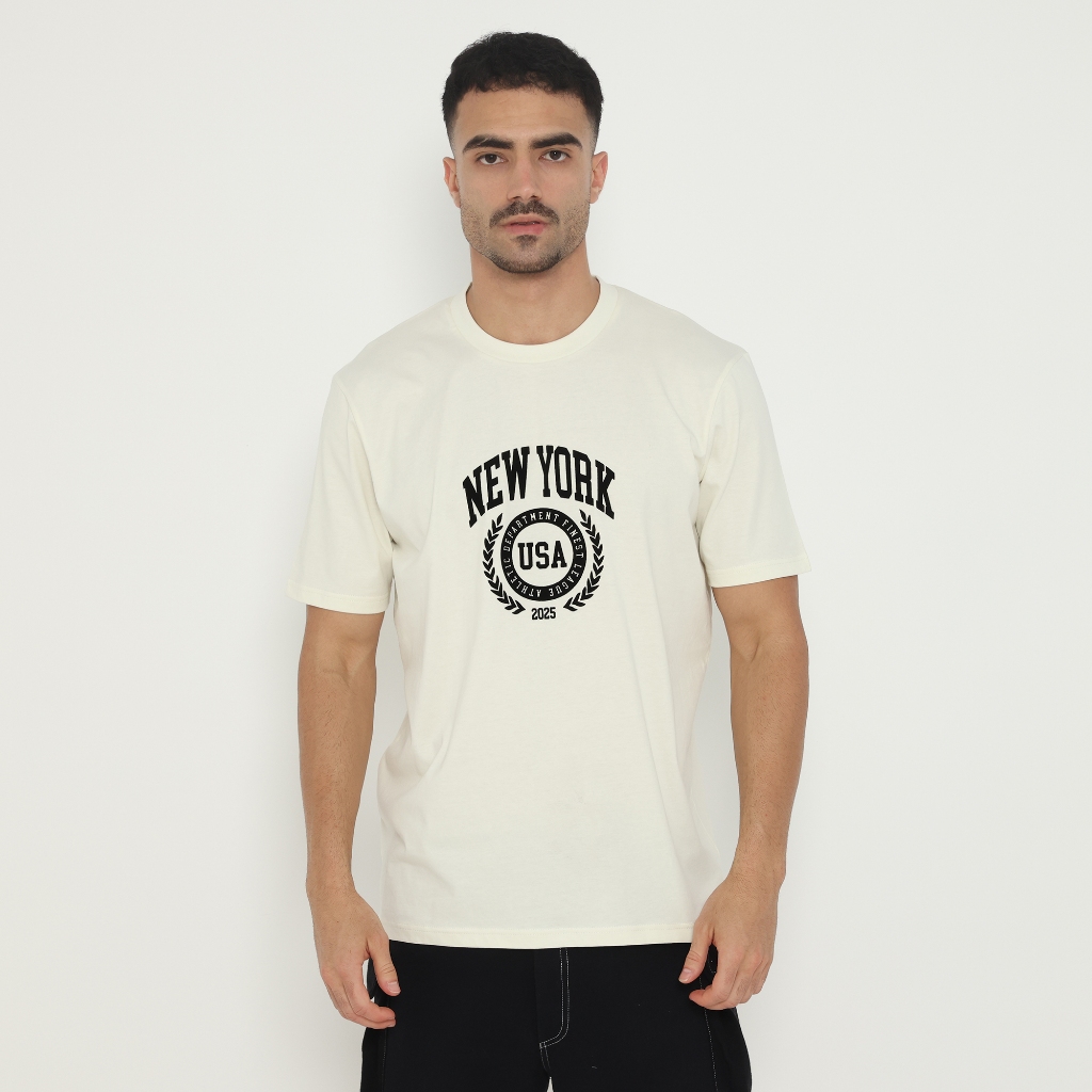 Rave Habbit Ryvan Kaos Pria Broken White