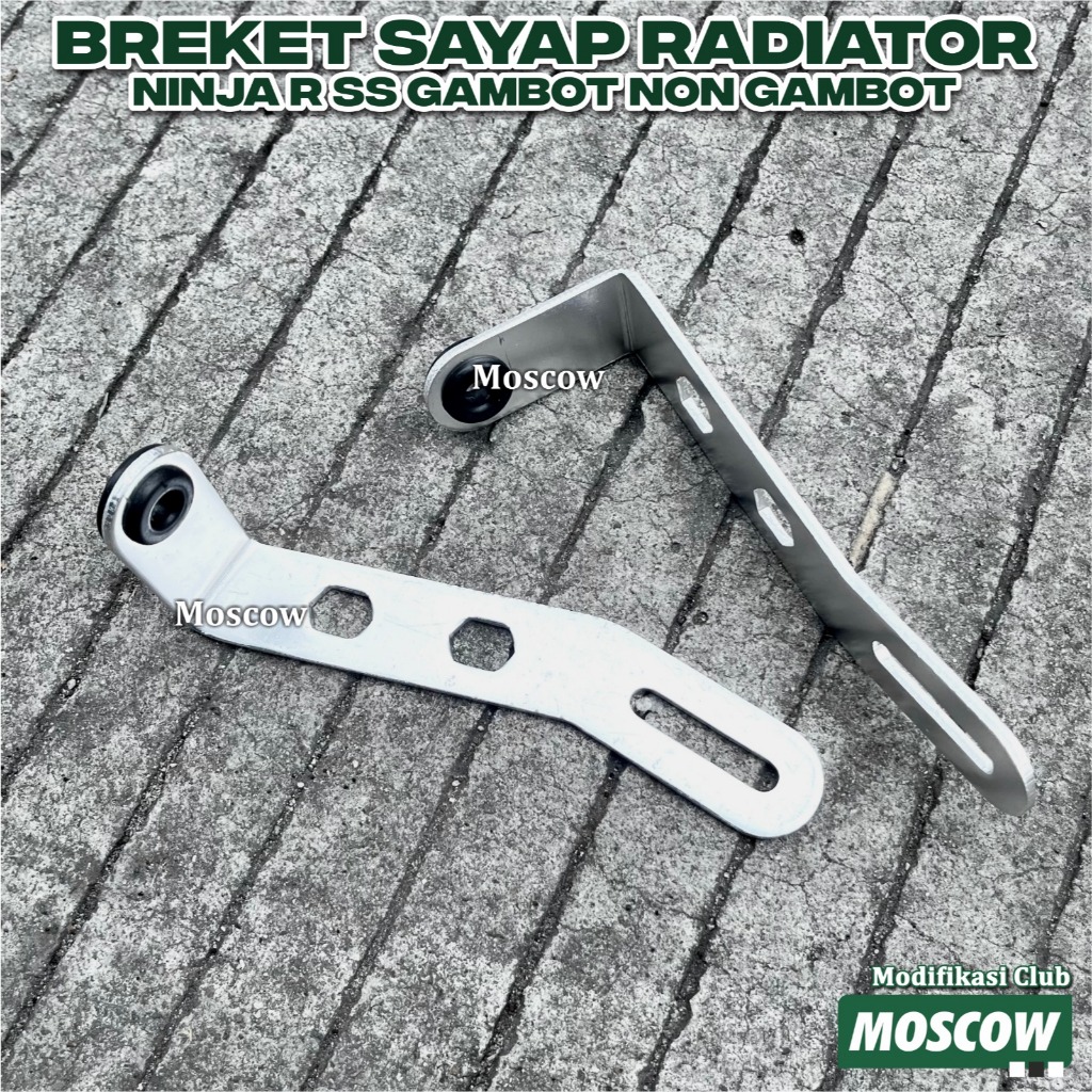 Breket Sirip Breket Sayap BPro Ninja R SS 150 Radiator Bpro QTT SPAC ALXD Bracket Breket Sayap Sirip