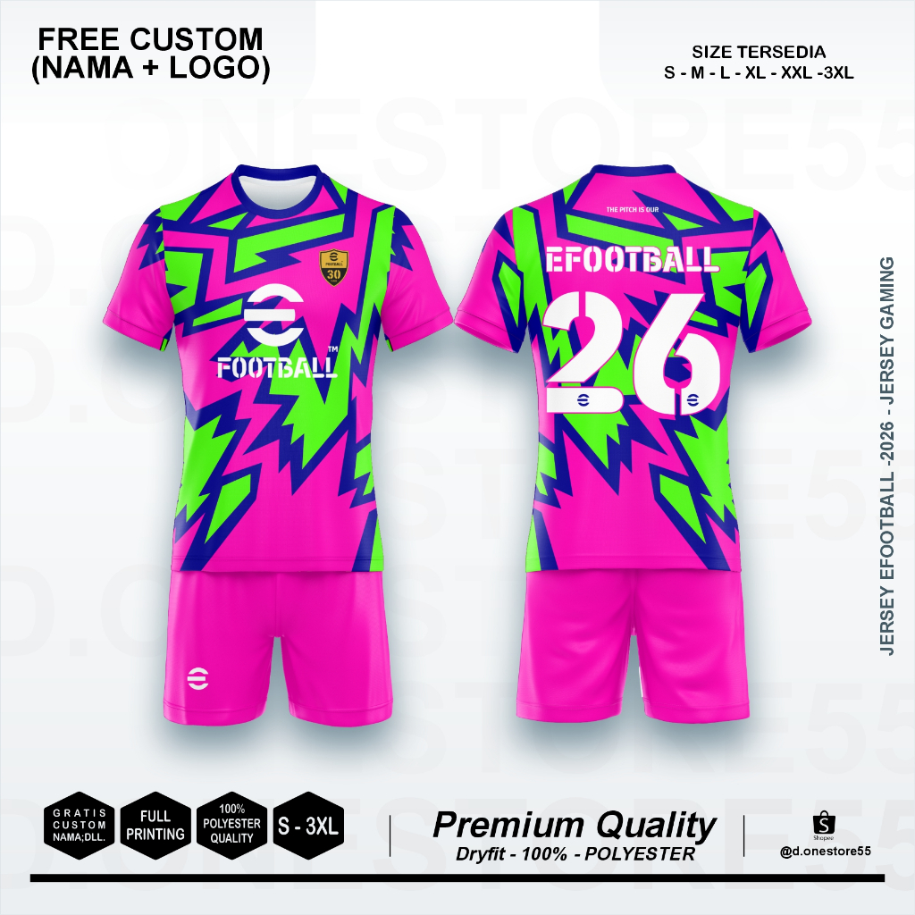 EFOOTBALL JERSEY EFOOTBALL 2026 YAMAL ANNIVE 30 YEARS BAHAN DRY FIT