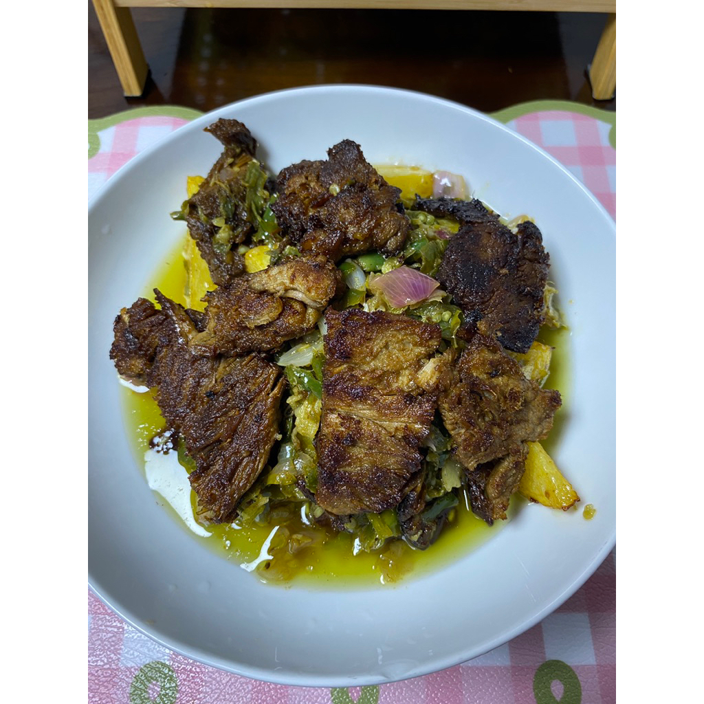 Dapur Sungaipagu - Dendeng Batokok Bakar Cabe ijo- Dendeng Batokok padang cabe Merah Tanpa bahan Pen