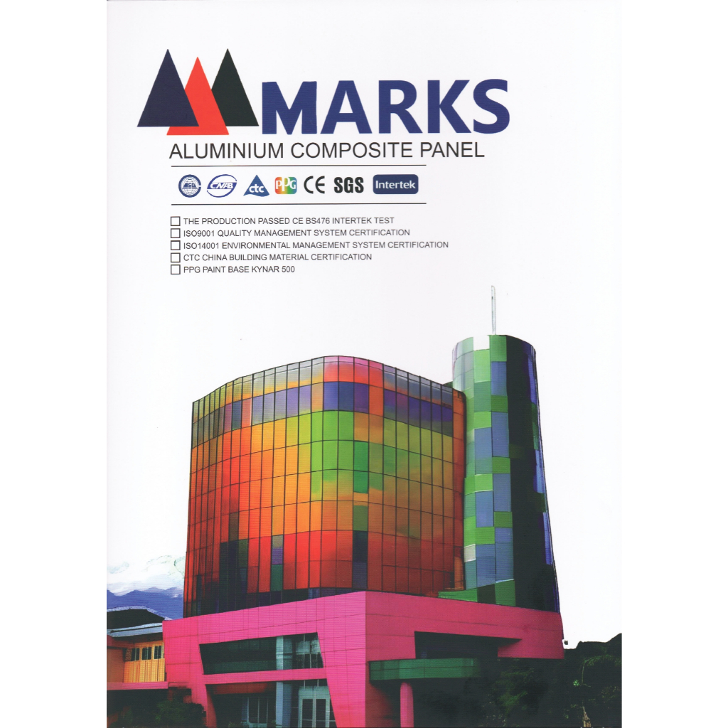 ACP Marks 4 mm PVDF 0.3 mm (Brush Colour) Bandung dan Cimahi (Only Material)