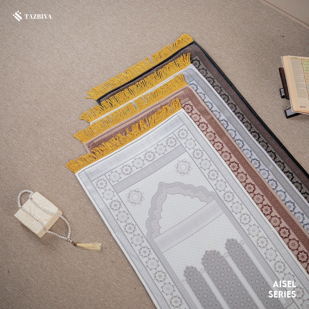 TAZBIYA SAJADAH BUSA SINGLE SAJADAH WANITA MOTIF BUSA PREMIUM