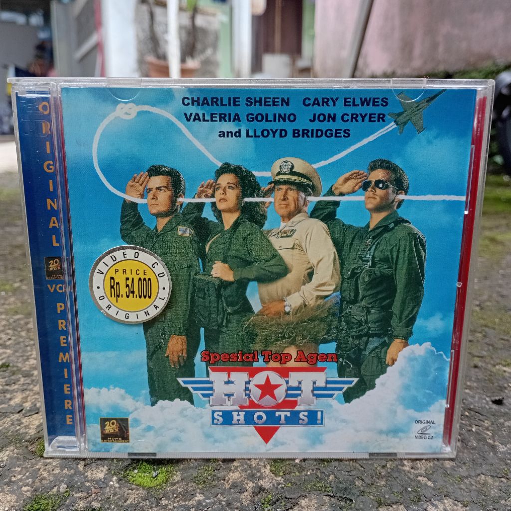 VCD Hot Shots Charlie Sheen (1991) Teks Indonesia Original 20th Century Fox VideoCD