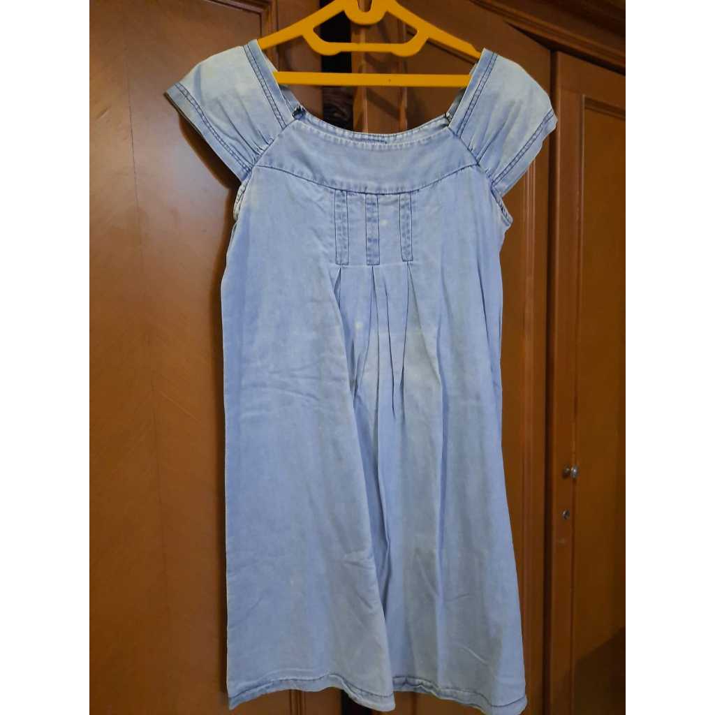 Preloved terusan jeans wanita