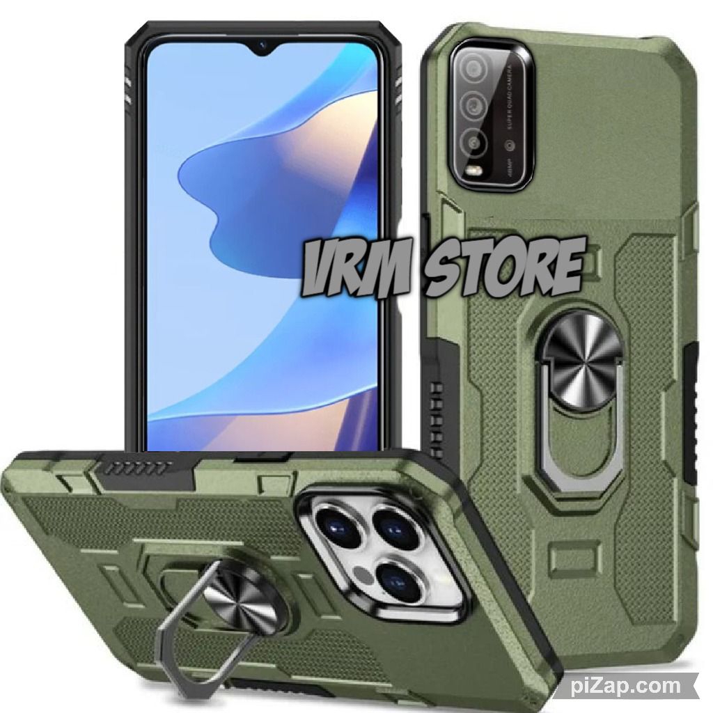 Case Robot Hp Xiaomi Redmi 9T Case HIT EYE RING Case Robot Standing
