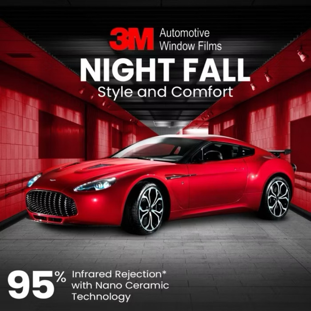 Kaca Film 3M  Ceramic IR | Kaca Film 3M Night Fall
