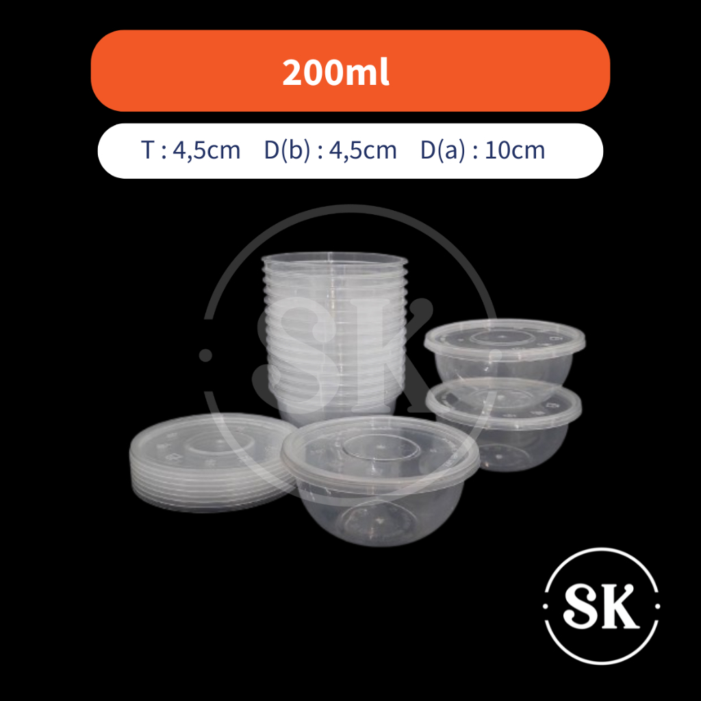 (500) Thinwall Bowl 200 ml