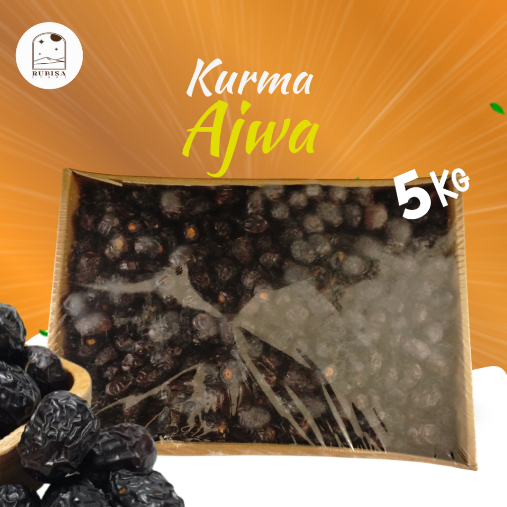 Kurma Ajwa 5kg - Kurma Ajwa - Ajwa - Ajwa Madinah 5kg - Ajwa 5kg - Kurma 5kg