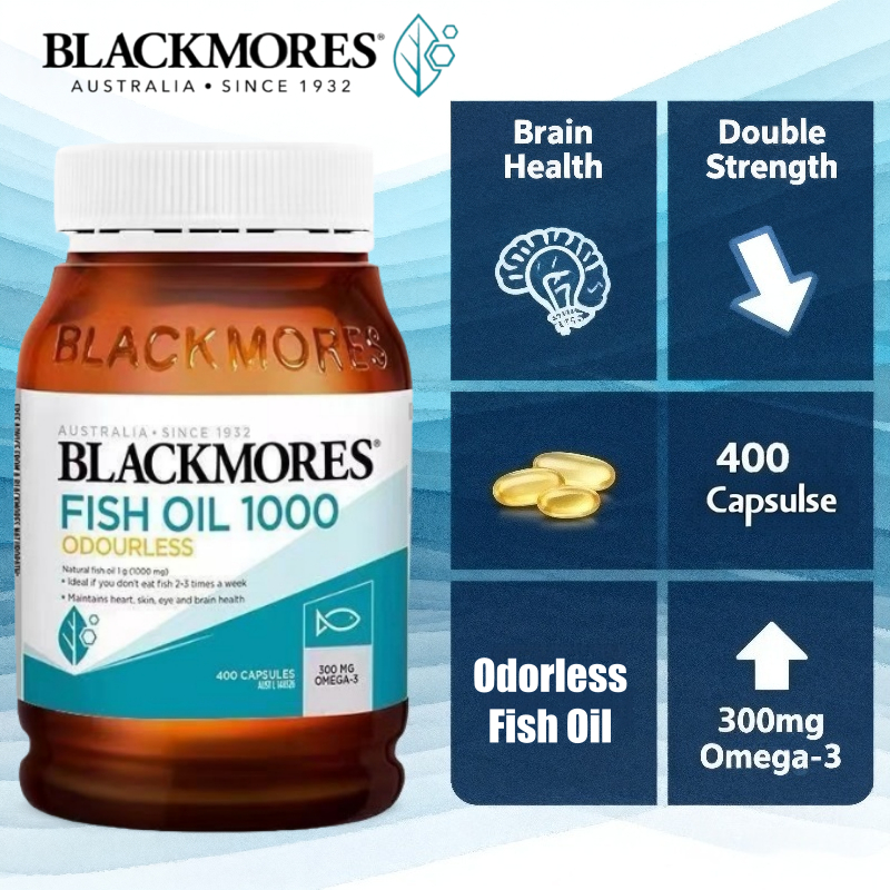 Blackmores Fish Oil 1000mg Omega-3 400 Kapsul