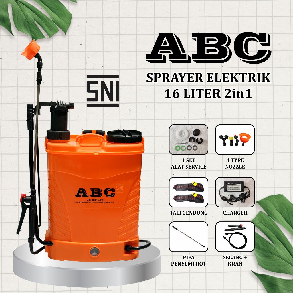 ABC-G 16 Liter Double Fungsi (ABC-G DF 16BTR) - Elektrik Sprayer