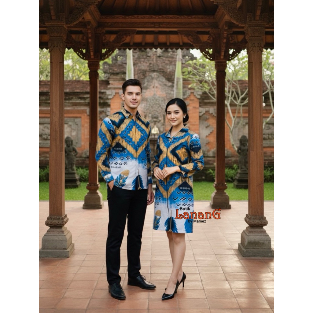 Batik Couple Batik Sarimbit Kode Kariuk 1 & 2 by Batik Lanang Mamez Batik Solo Batik Lontara Makassa