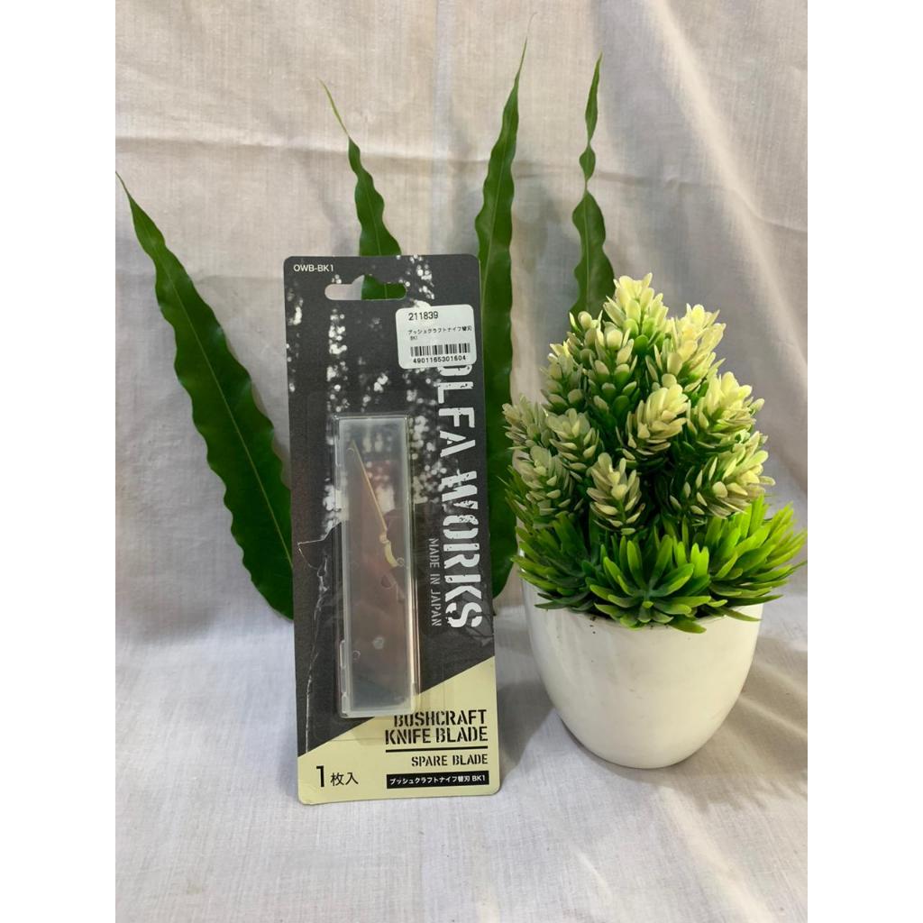 OLFA WORKS OWB-BK1 Refill Pisau Serbaguna untuk Perkemahan Buschcraft Knife