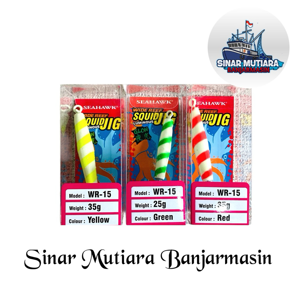 Umpan Seahawk Squid jig WR-15