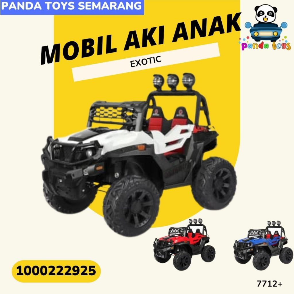 MOBIL AKI ANAK 4WD EXOTIC EJP 7712 Rhino rhyno rhinos 7712+ MOBIL AKI ANAK SEMARANG