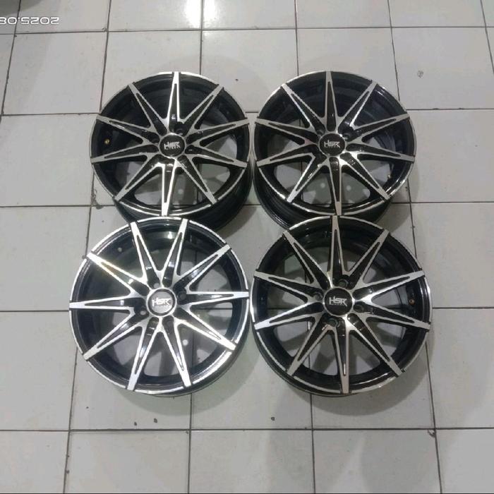 Velg Mobil Bekas Racing Hsr KCCX Ring 15 Lebar 6,5 Et42 Pcd 4x100