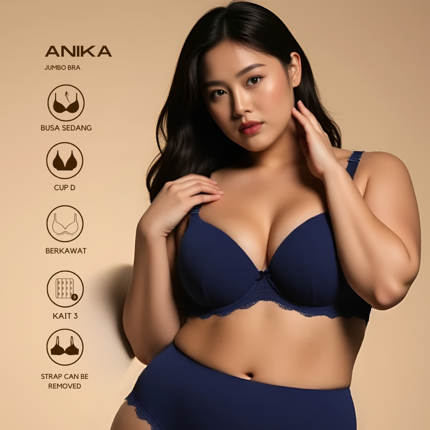 Bra bh beha pakaian dalam wanita kawat busa tali jumbo big size cup besar 4419