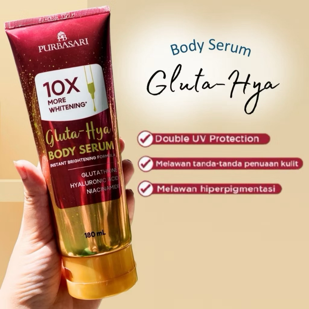 PURBASARI Body Serum GLUTA HYA Whitening | Gluta Hya