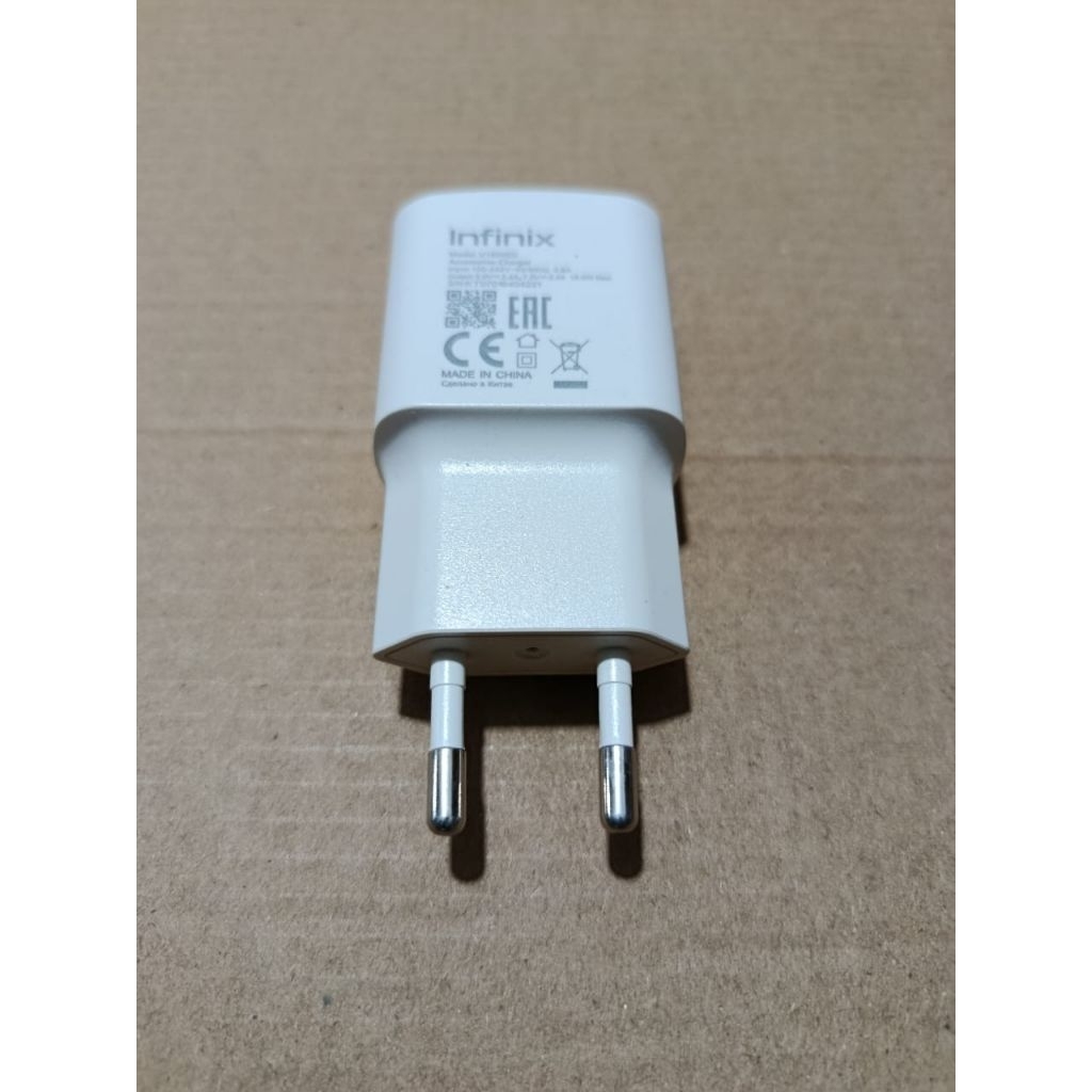 ADAPTOR KEPALA CHARGER INFINIX 18W ASLI BAWAAN HP FAST CHARGING 18W