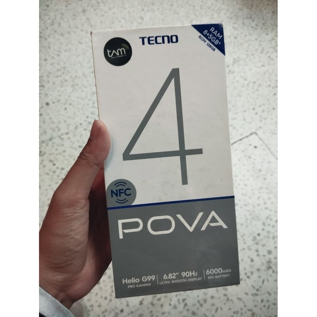 Techno Pova 4 8/128gb baru segel