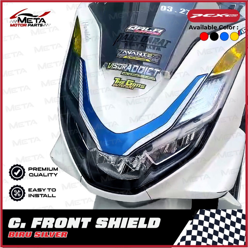 Front Shield Cover Motor PCX 160 2021-2024 Bahan ABS