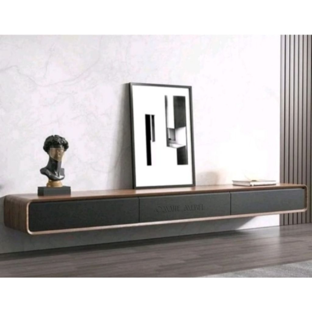 meja tv kabinet gantung
