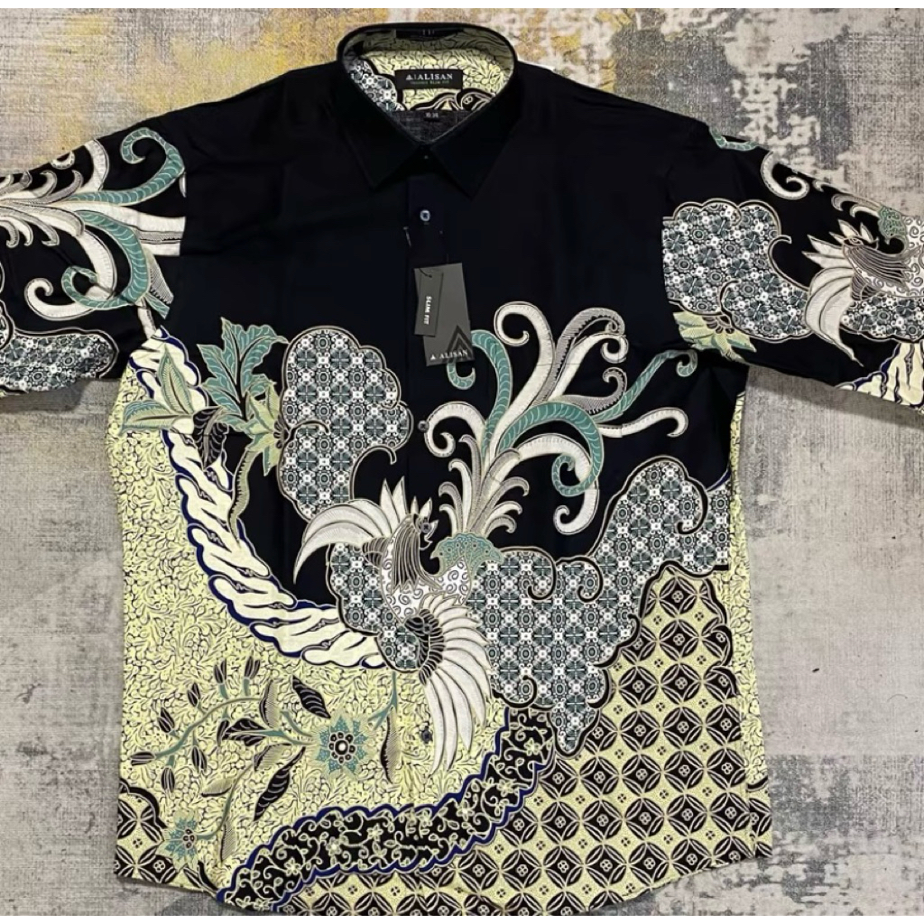ALISAN BATIK SLIMFIT LENGAN PANJANG