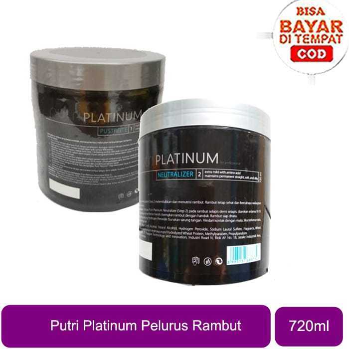 Putri Pelurus Rambut Platinum Pustreite Step 1 / Step 2