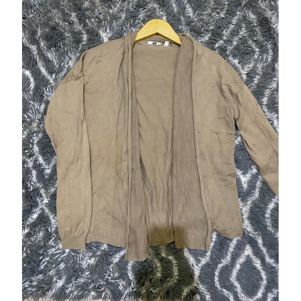 Cardigan coklat/Oter coklat mahoghany