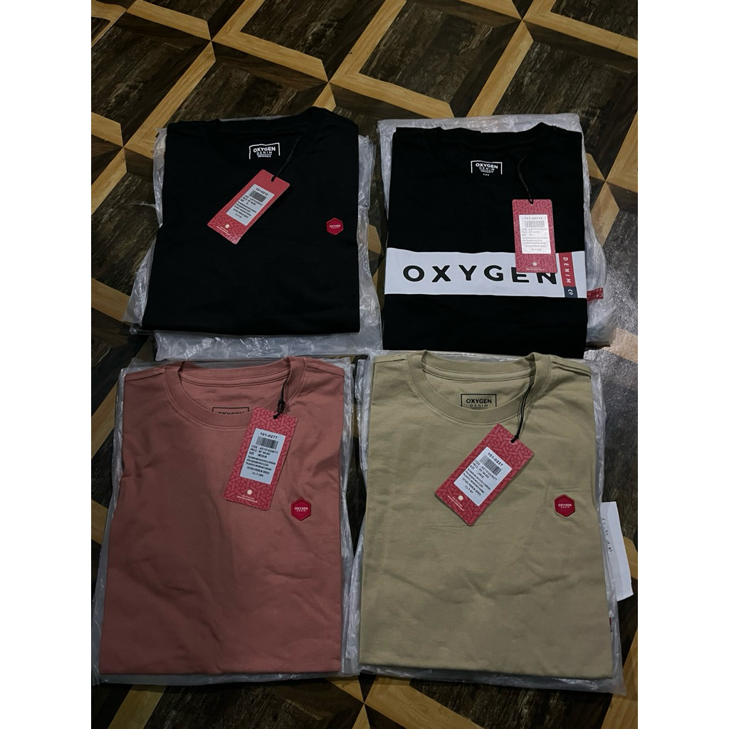Kaos oxygen denim  original label 199.900