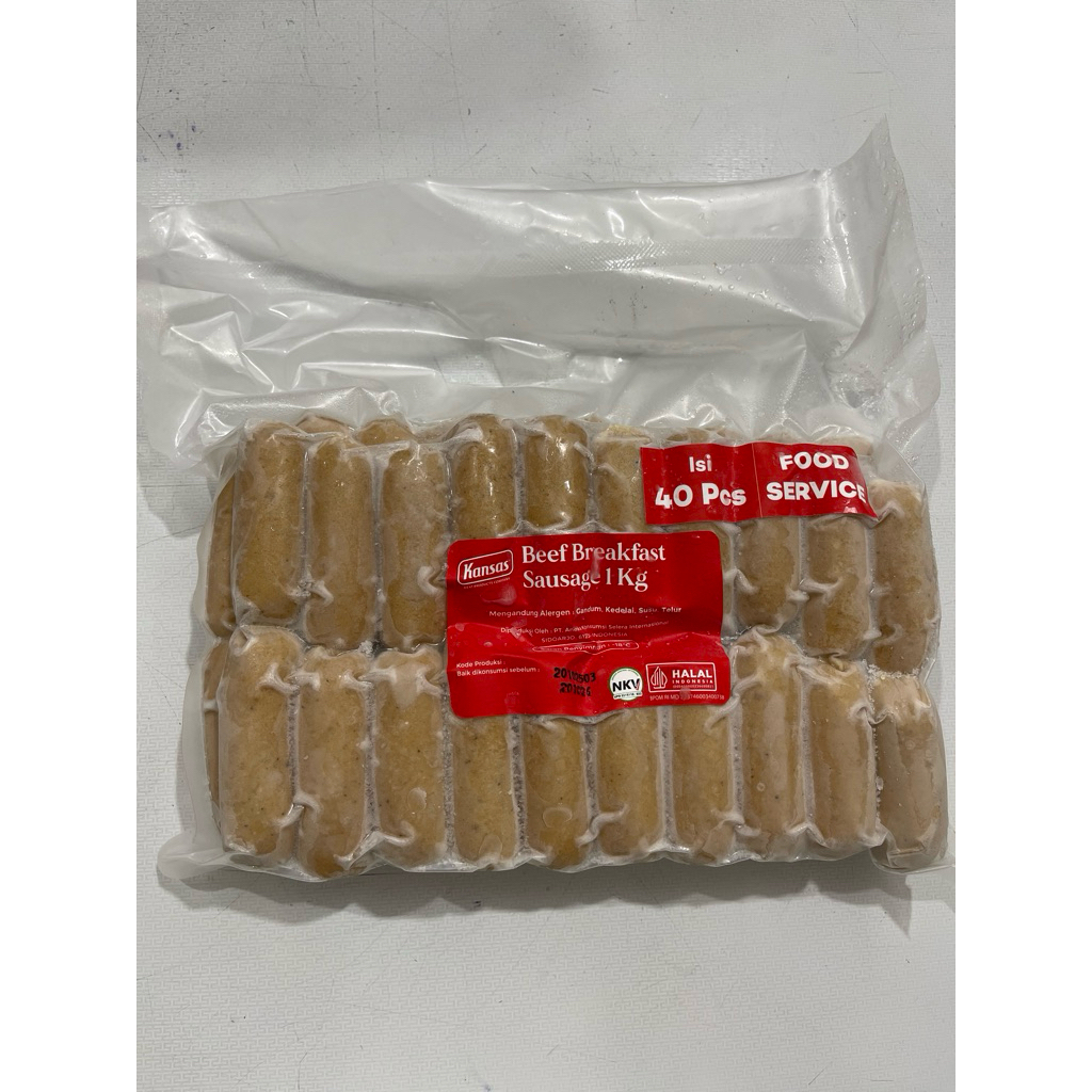 Kansas sosis beef breakfast 1Kg