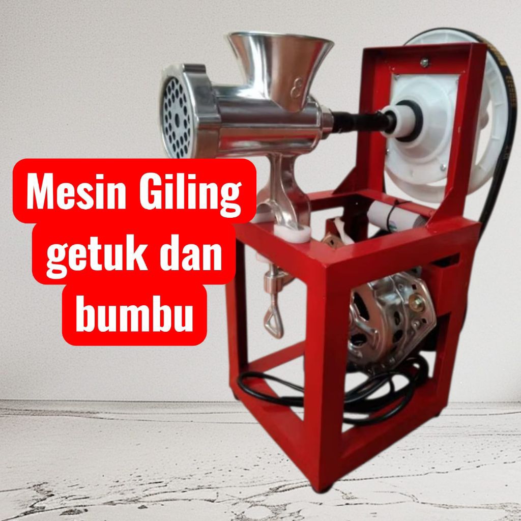 Mesin giling getuk lindri dan bumbu pecel/dinamo 150watt