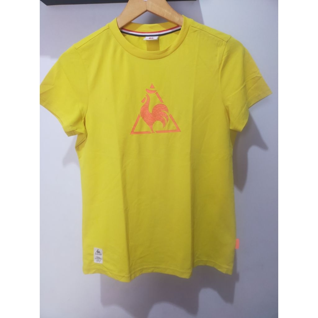 PL Lecoq Sportif Kuning Kaos Sport