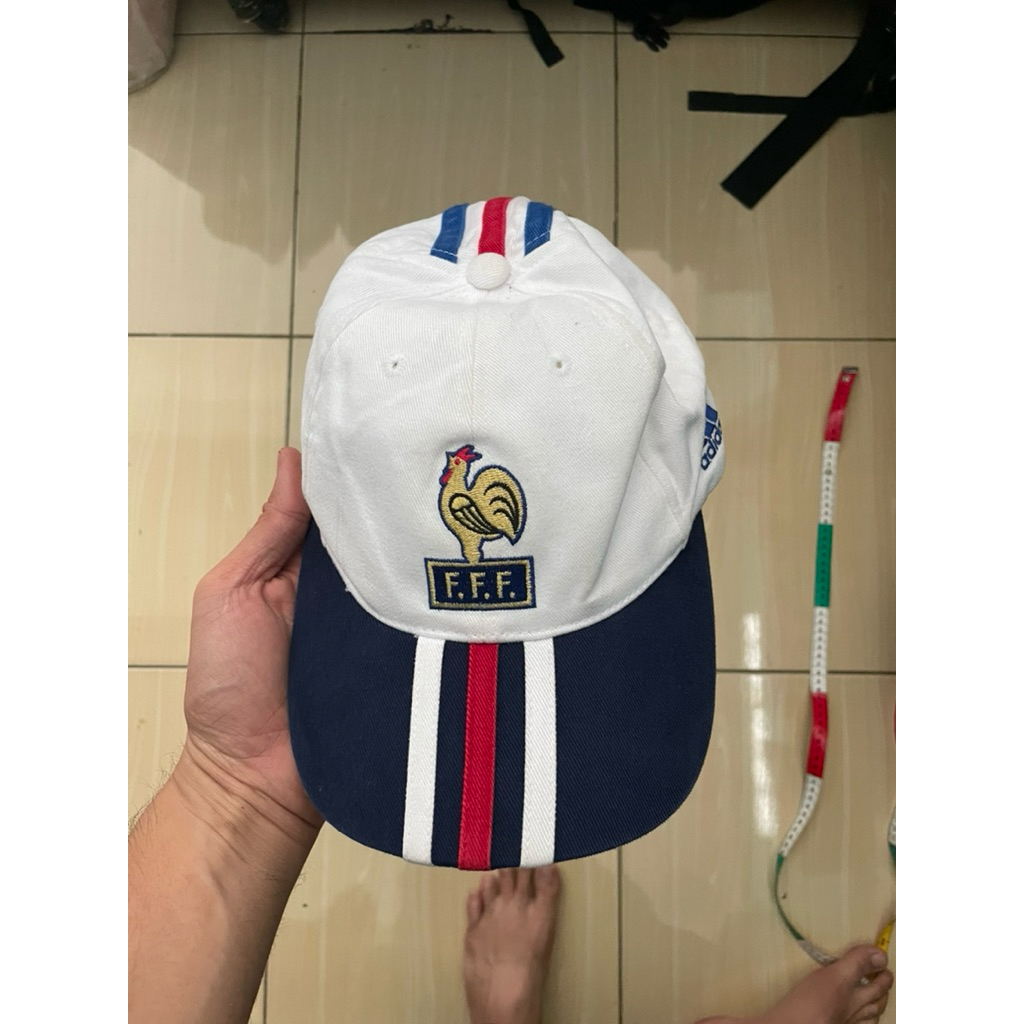 Topi Vintage Adidas France 00’s Soccer Cap