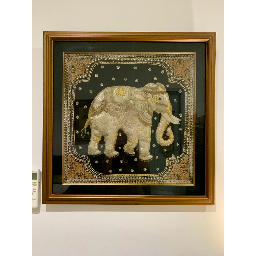 Hiasan Dinding Gajah Thailand