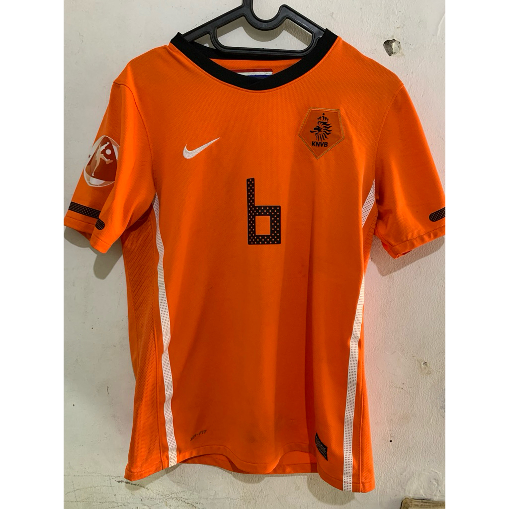 Jersey Belanda Thom Haye Piala Eropa 2011 Sign Original