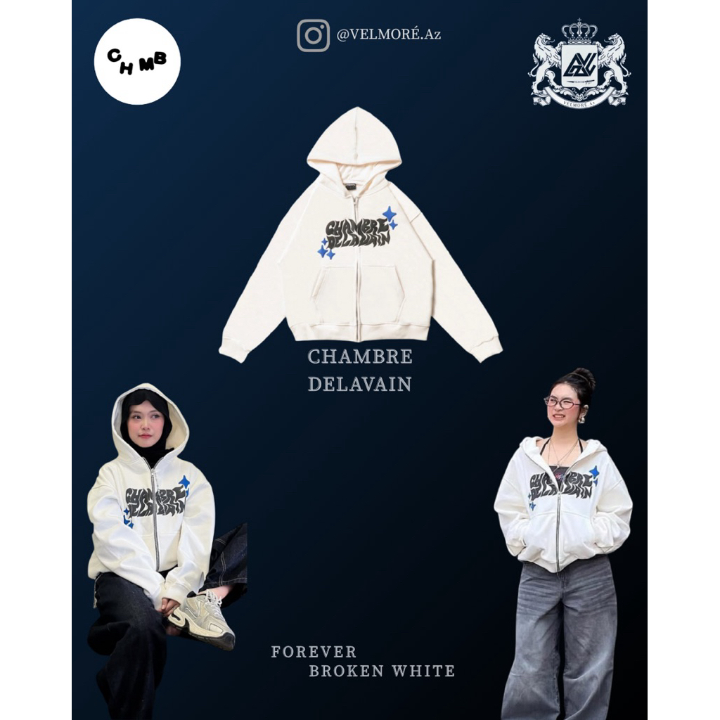 ZIPPER CHMB FOREVER WHITE
