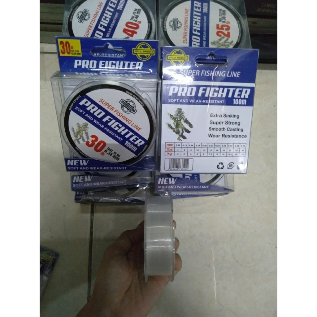 SENAR PANCING STELLA PRO FIGHTER SUPER FISHING LINE 100M
