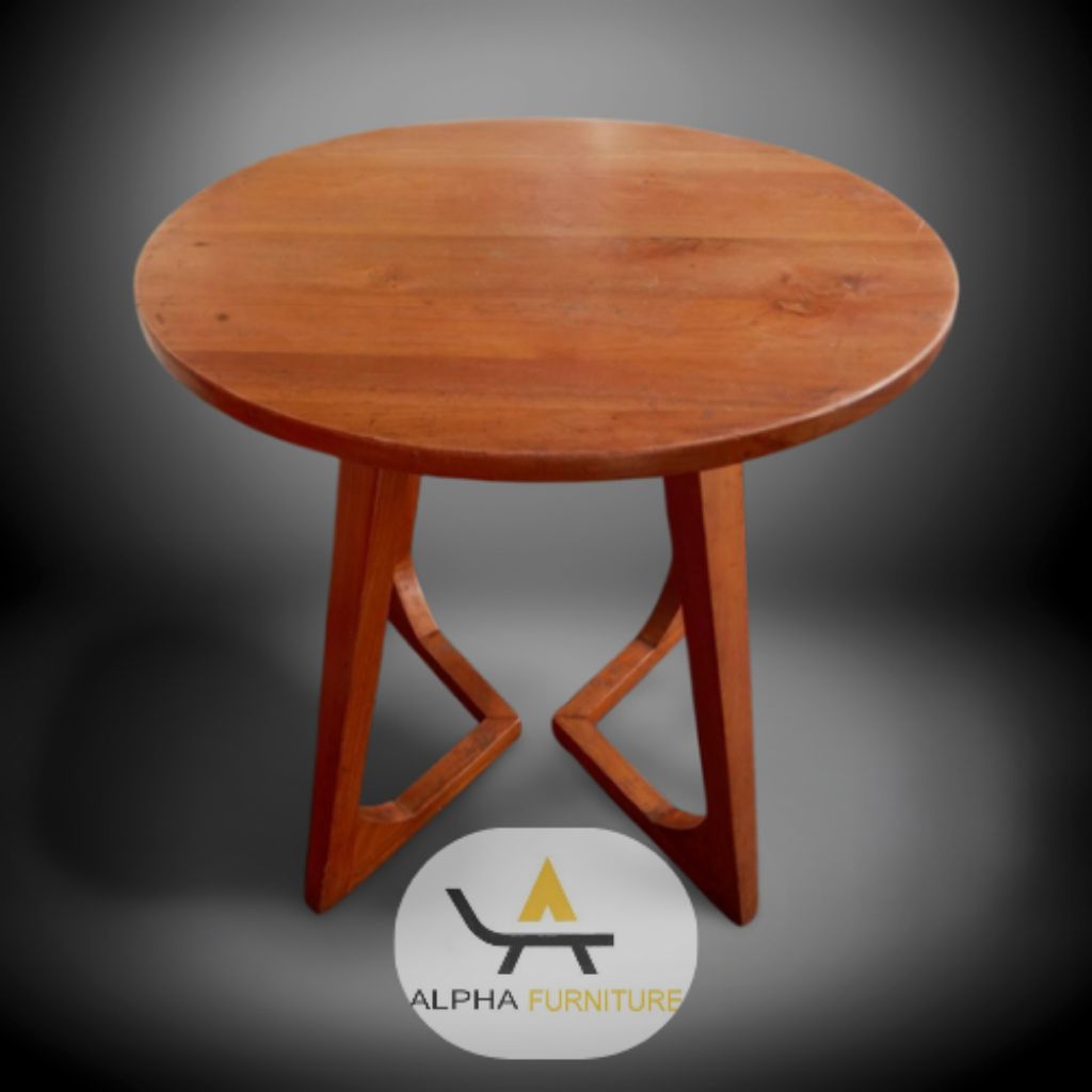 meja cafe dinning table meja teras kaki v kayu jati meja kecil makan restoran meja portabel minimali