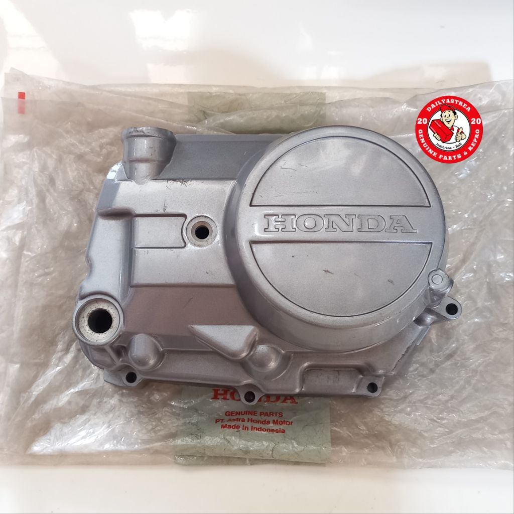 COVER TUTUP BLOCK BLOK MESIN MAGNET KIRI ABU ABU HONDA ASTREA GRAND BULUS ORIGINAL ORI 11341-GN5-830
