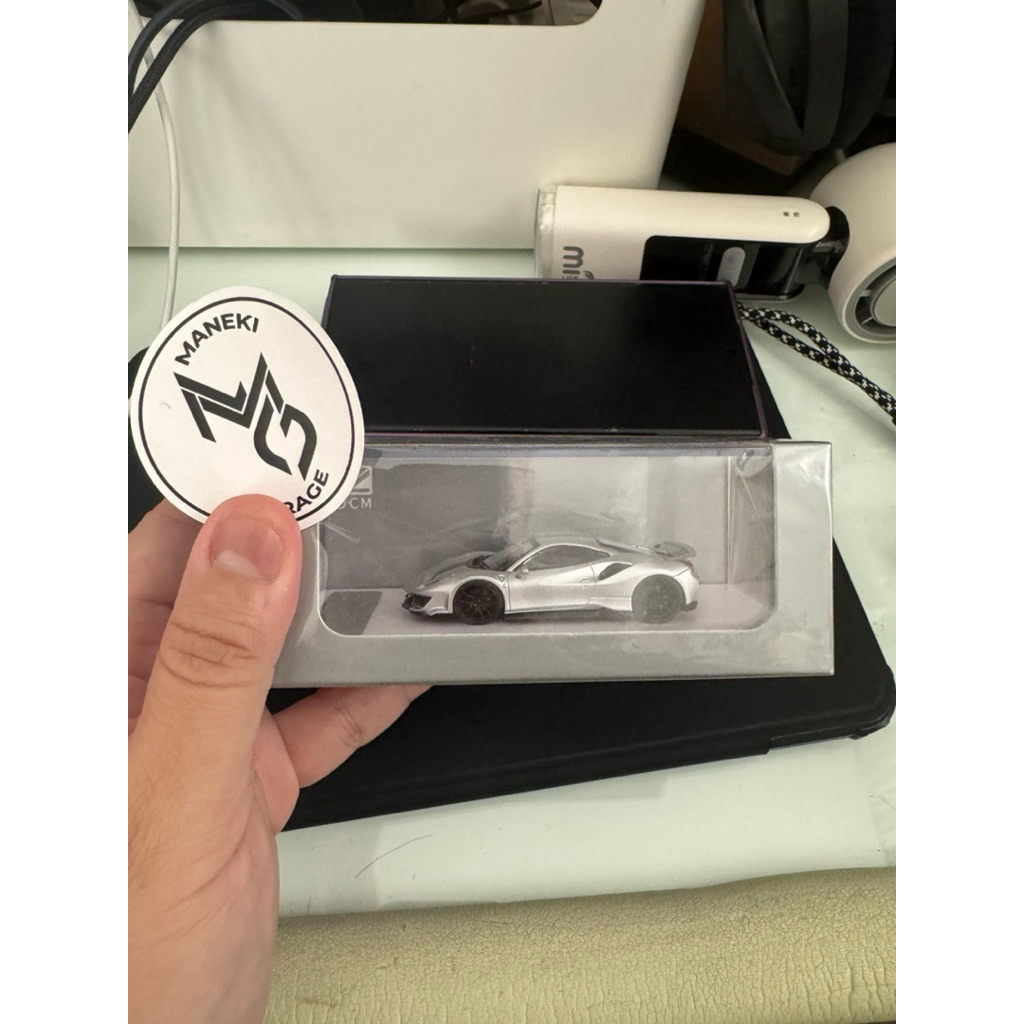 DCM 1/64 Scale Ferrari Pista - Silver