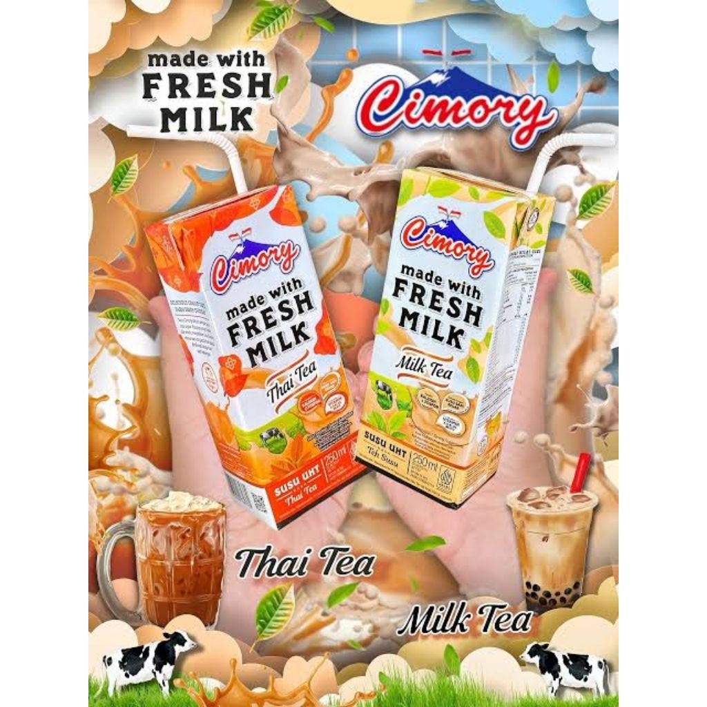 surabaya susu cimory uht milk 250ml 250 ml strawberry cashew sea salt ready choco malt hazelnut matc