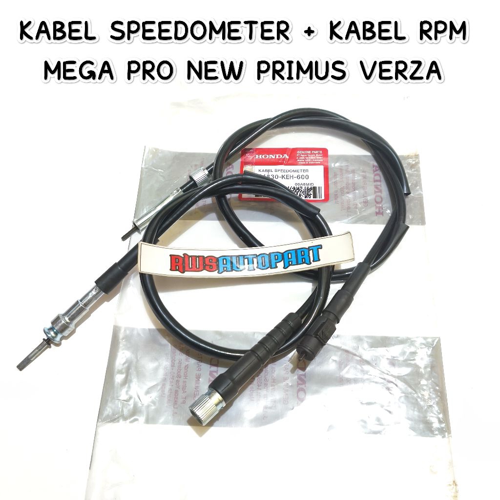 KABEL TALI RPM + KABEL SPEDOMETER SPIDOMETER MEGAPRO NEW PRIMUS VERZA