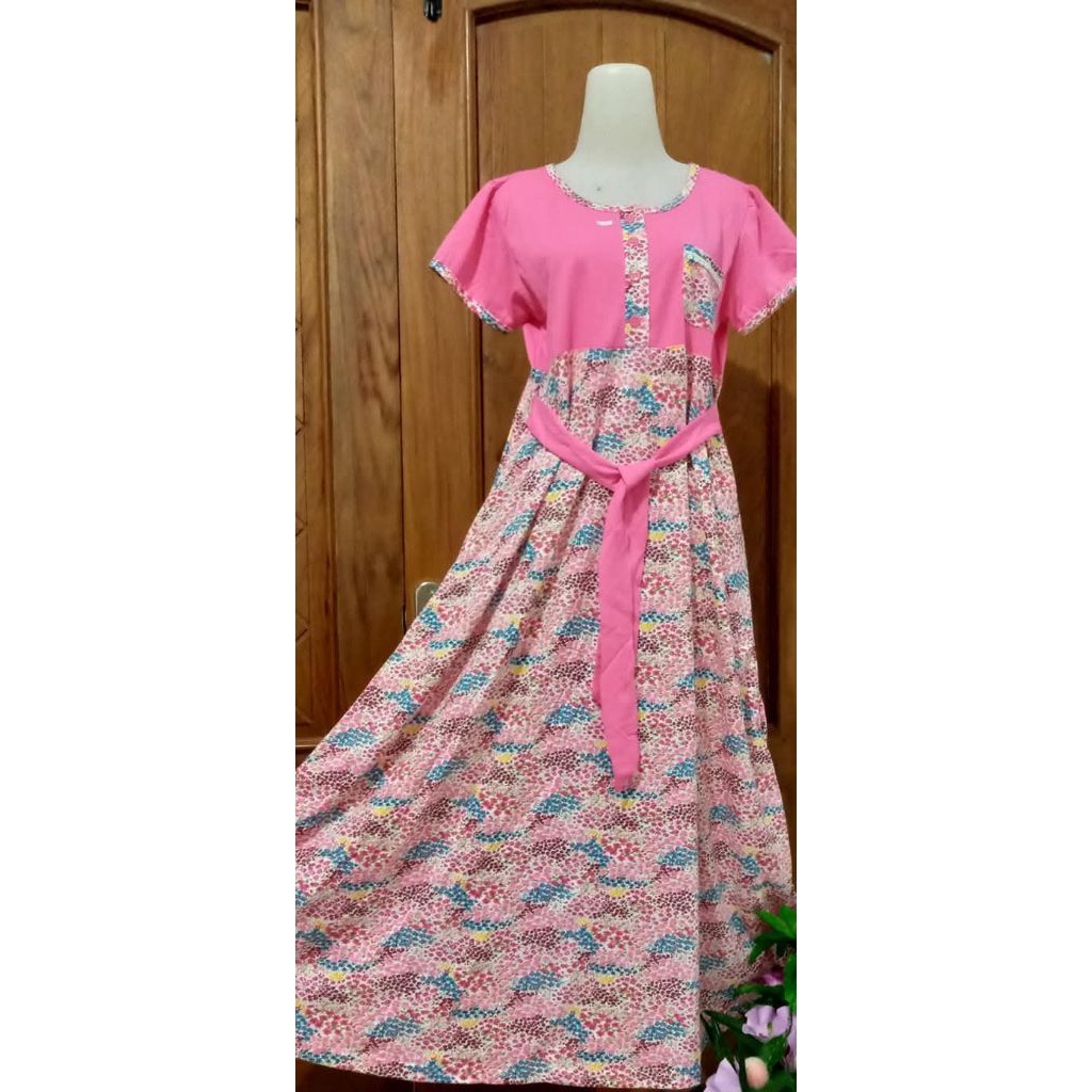 (promo) HOMEDRESS kaos Amro, daily gamis kaos high quality, daster gamis