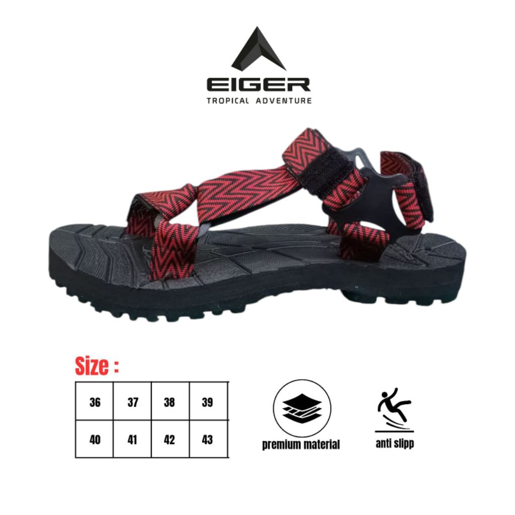 Sendal_Eiger Gunung Motif Original Pria/Wanita