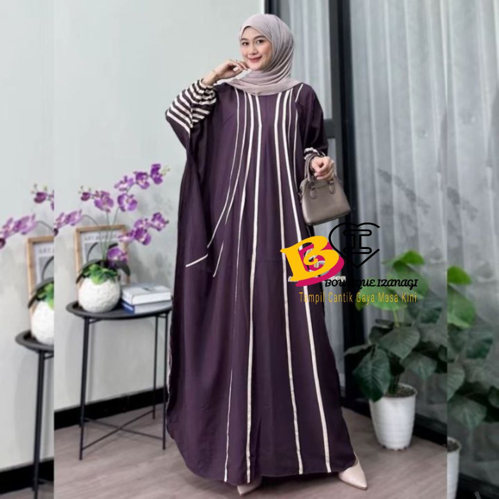 GAMIS KAFTAN AZZAHRA - GAMIS RAYON PREMIUM - DRESS KAFTAN JUMBO ALL SIZE
