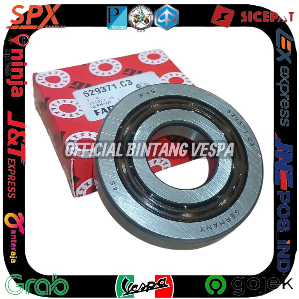 bearing laher kruk as vespa super sprint px excel exlucive 2 merk fag